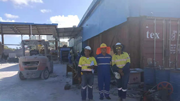 免燒磚機(jī)出口