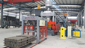 液壓磚機處理固廢、泥巴磚