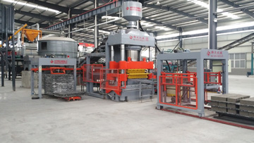 液壓磚機處理固廢、泥巴磚